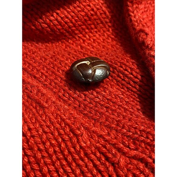 Polo Ralph Lauren Kids Red Scoop Neck Sweater Size 7 100% Cotton - Picture 8 of 9